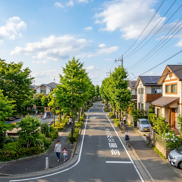 名古屋市名東区の街並み